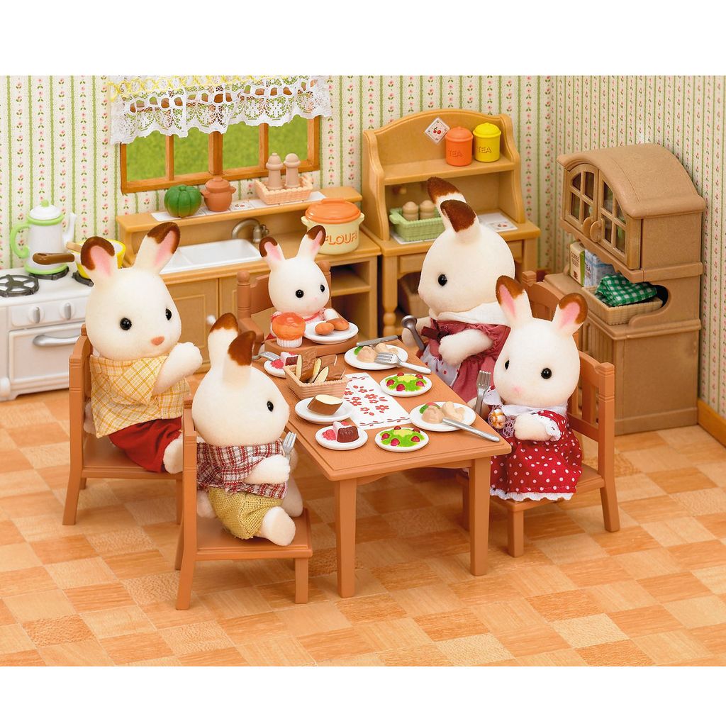 Family Table & Chairs - Sylvanian Families