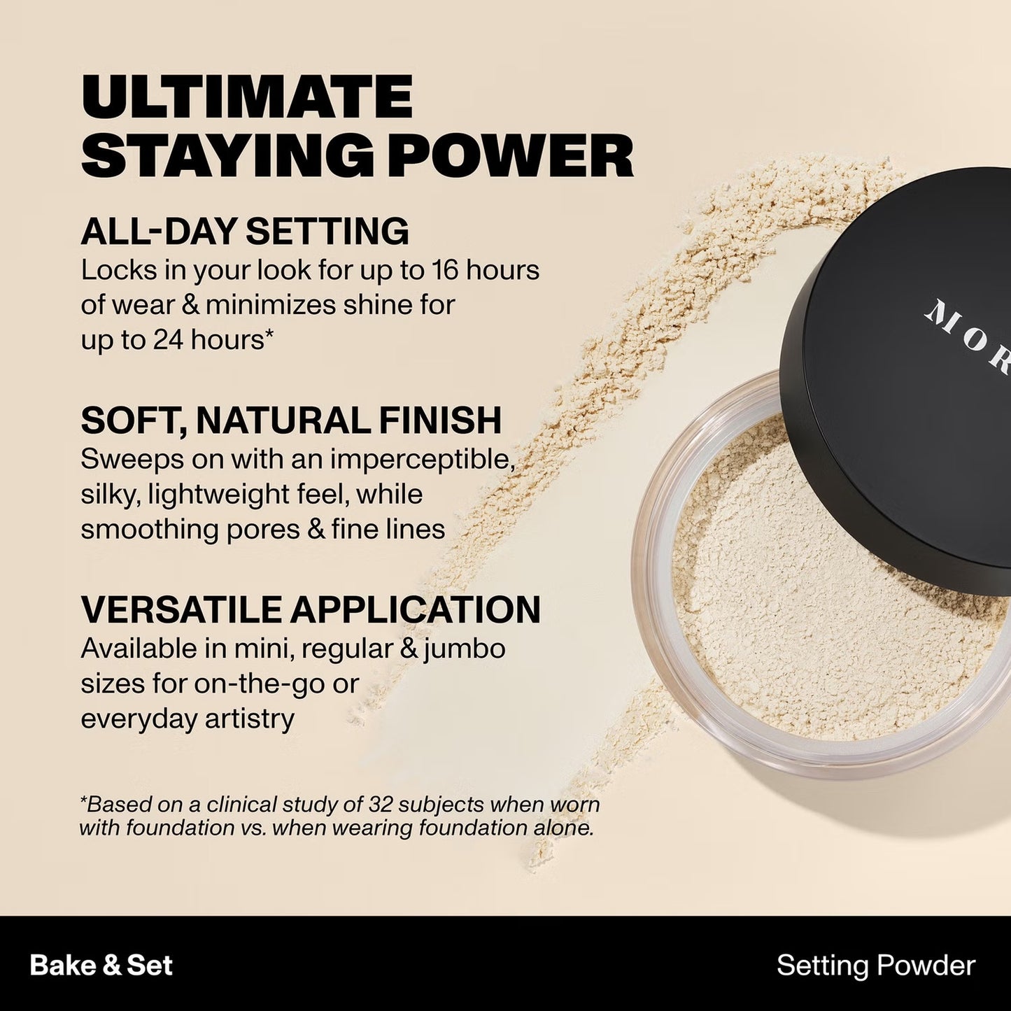 Morphe Bake And Set Powder 9g (Various Shades)