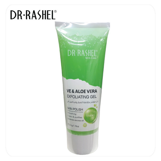 DR. RASHEL Aloe vera & Vitamin E exfoliating gel 220g