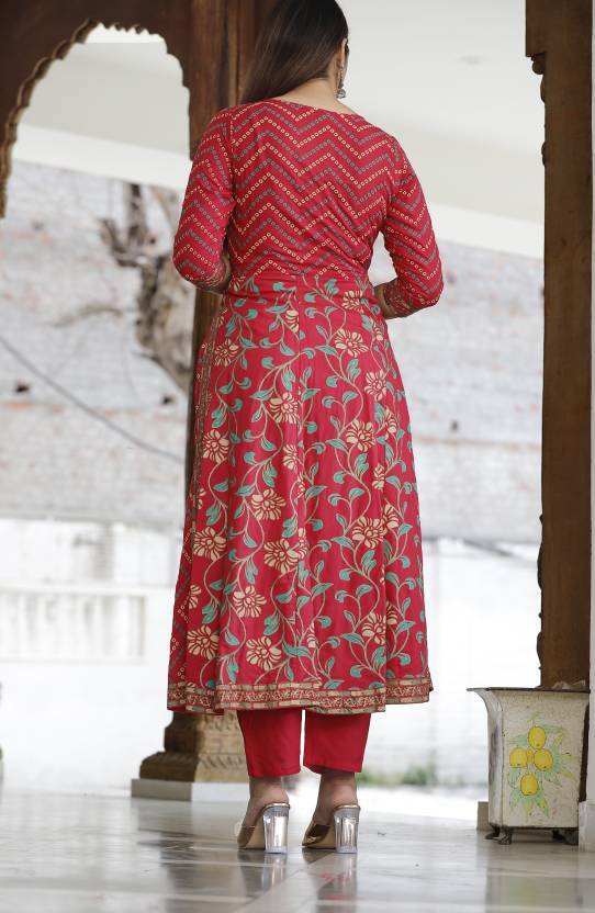 Women Kurta and Palazzo Set Viscose Rayon