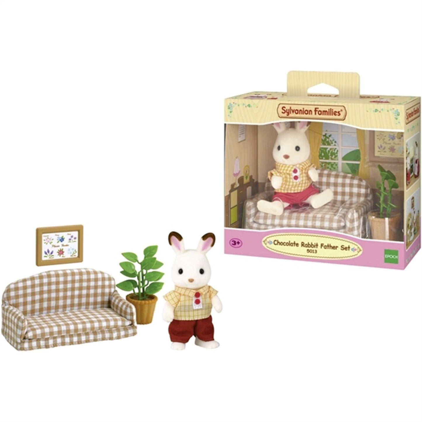 Sylvanian Families - Chocolate Rabbit Father Set