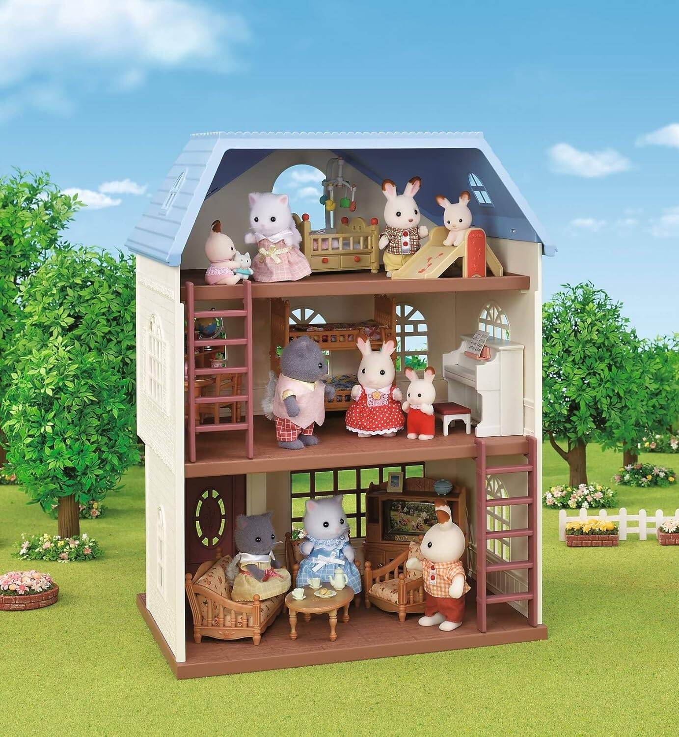 Sylvanian Families Sky Blue Terrace Gift Set Buy