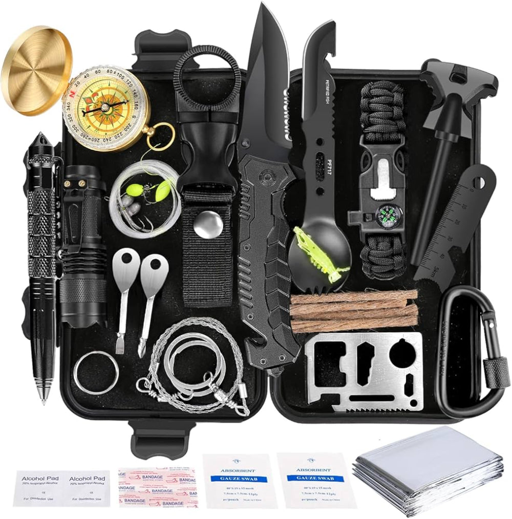 CAMPTREK 35 IN 1 EMERGENCY SURVIVAL KIT TOOLS SET