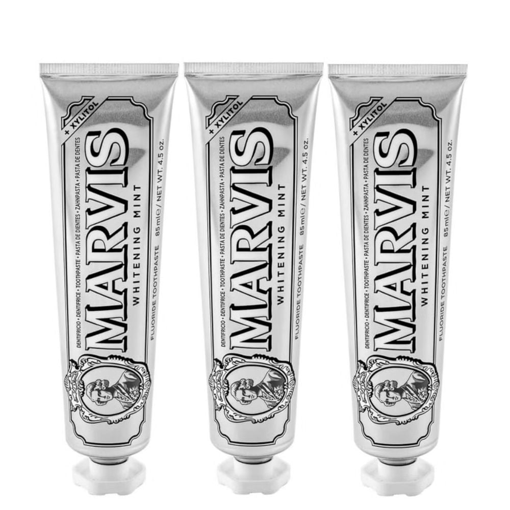 Marvis Whitening Mint Toothpaste Bundle (3x85ml)