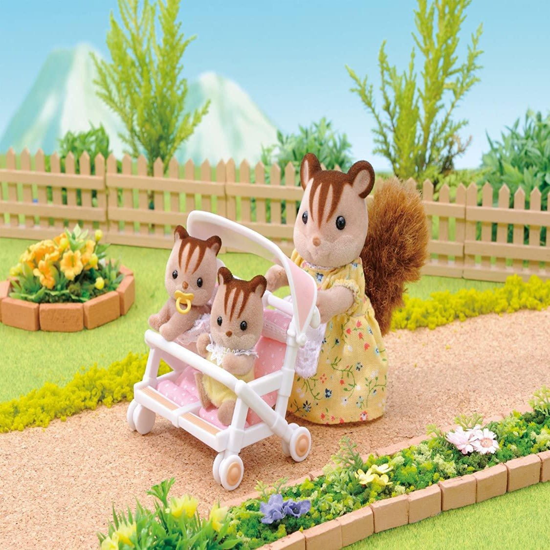 Sylvanian Families Double Pushchair